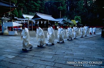 祭日の朝