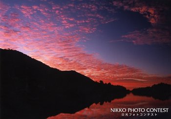 燃えるひつじ雲