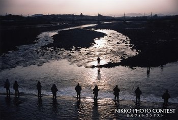 渓谷釣り解禁の朝