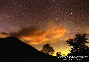 未明の星空