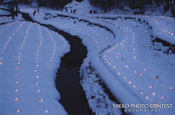 雪灯り