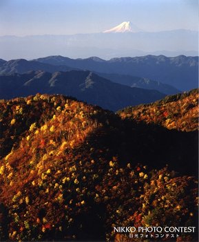 錦秋の山稜